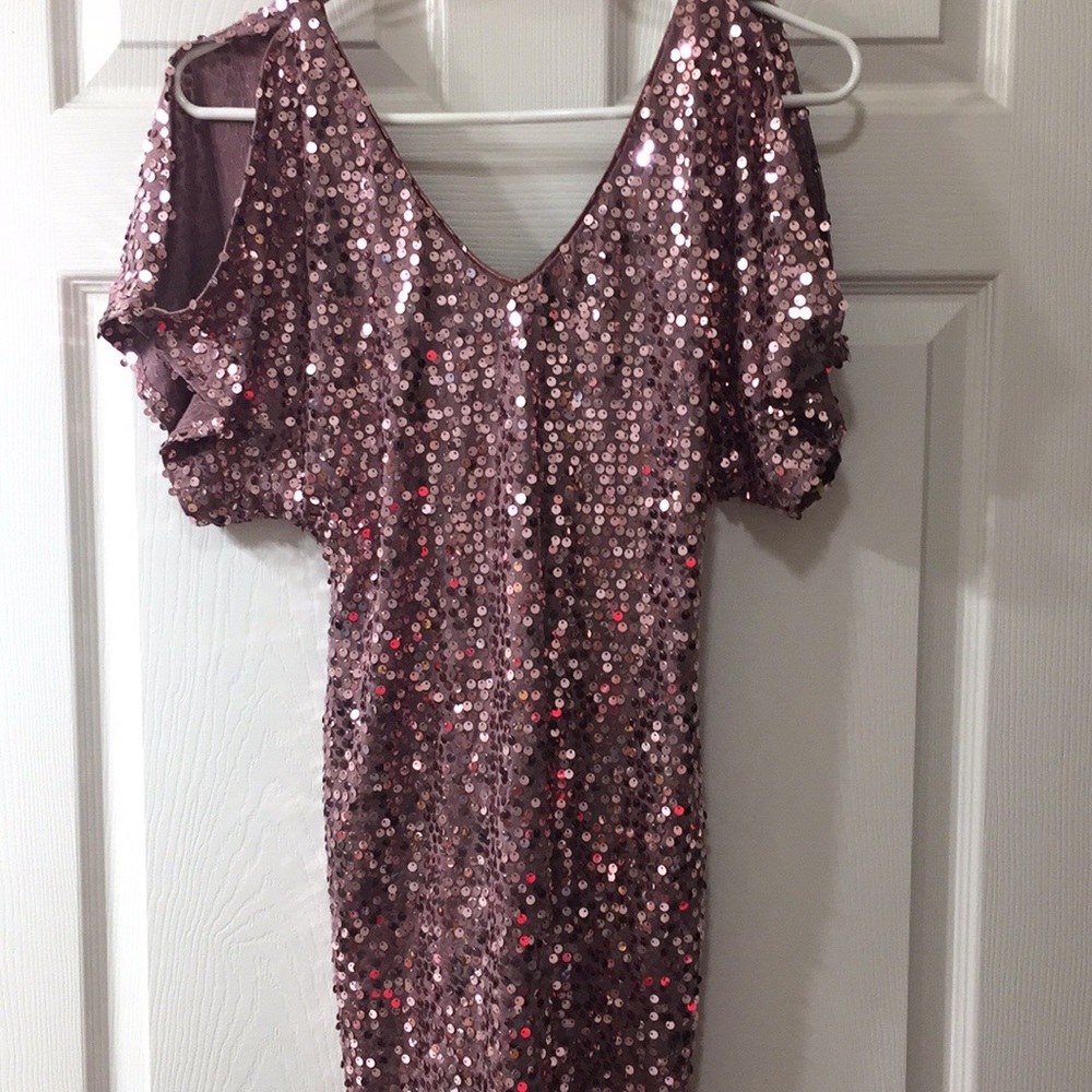 As U Wish Sequins Dress Small Worn once